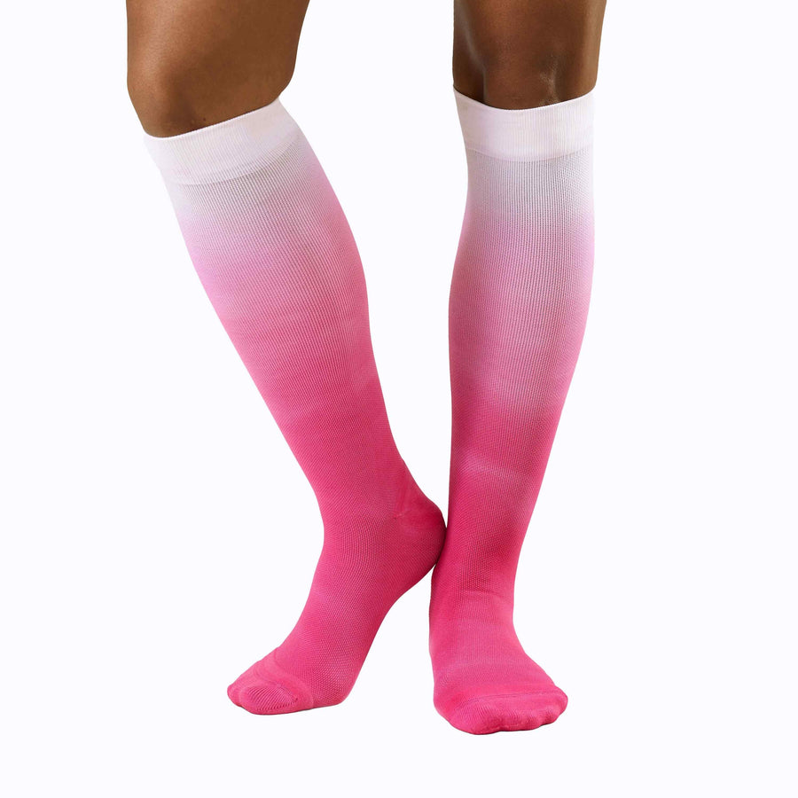 Knee-High Compression Socks - 3 Pack Ombre