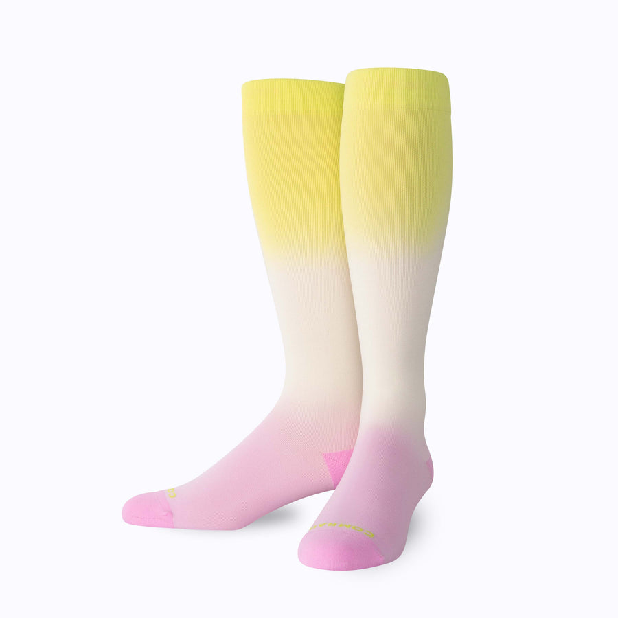 Knee-High Compression Socks - 3 Pack Ombre