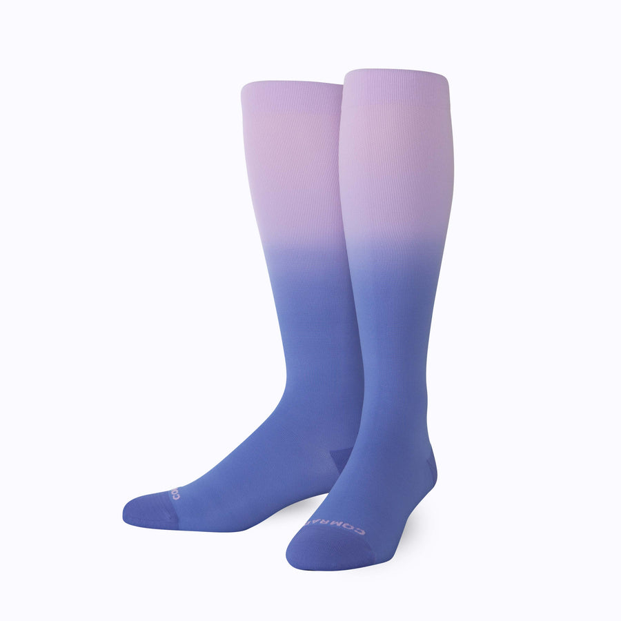 Knee-High Compression Socks - 3 Pack Ombre