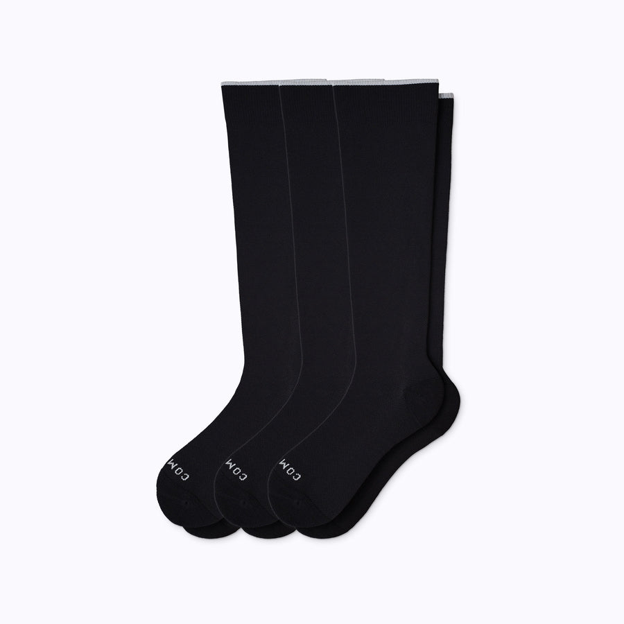 Knee-High Compression Socks - 3 Pack Solids