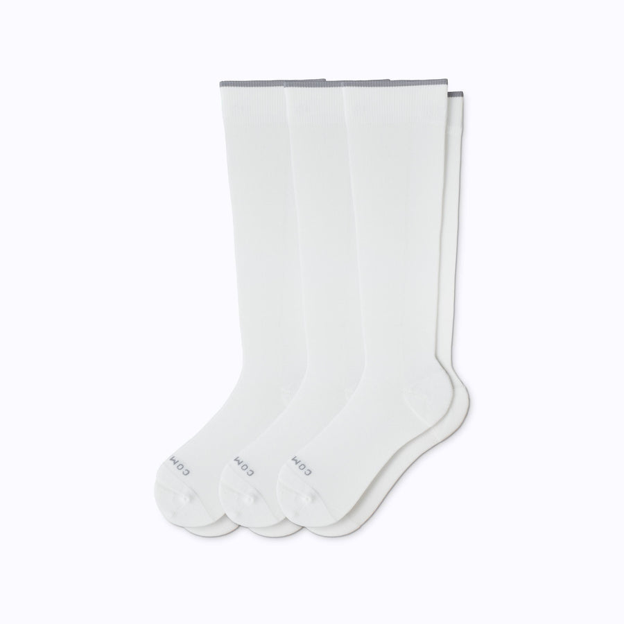 Knee-High Compression Socks - 3 Pack Solids