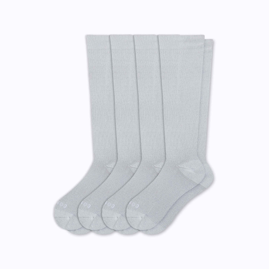 Knee-High Compression Socks - 4 Pack Solids