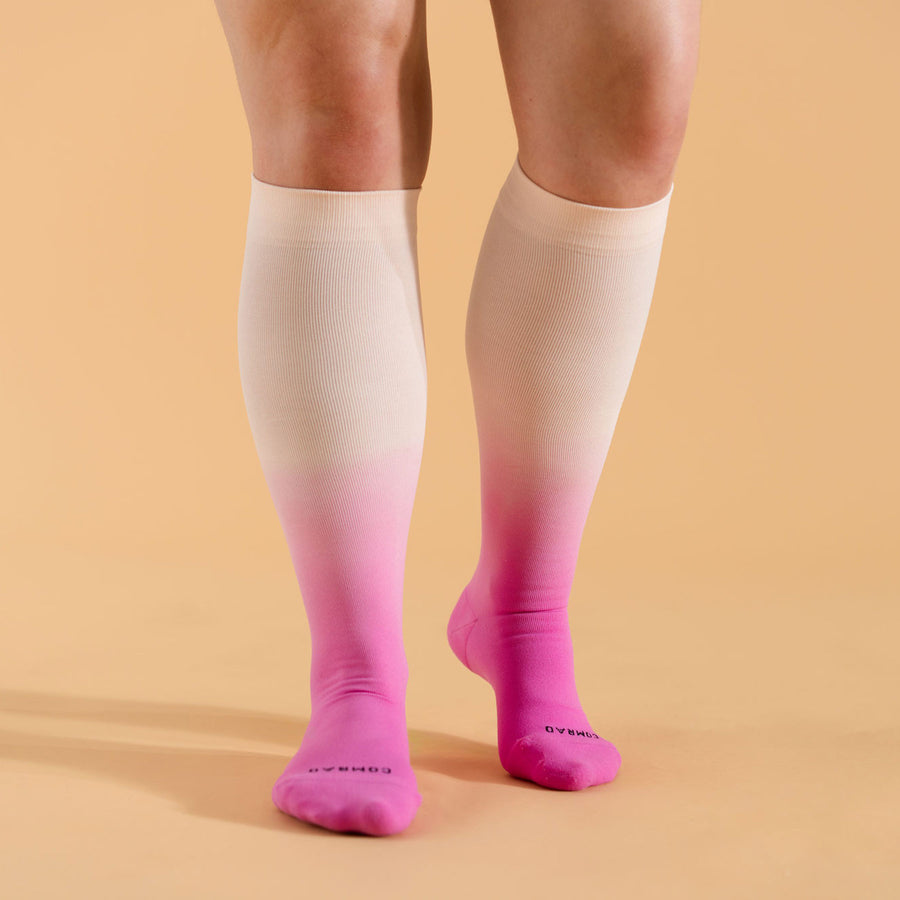 Knee-High Compression Socks – Ombre