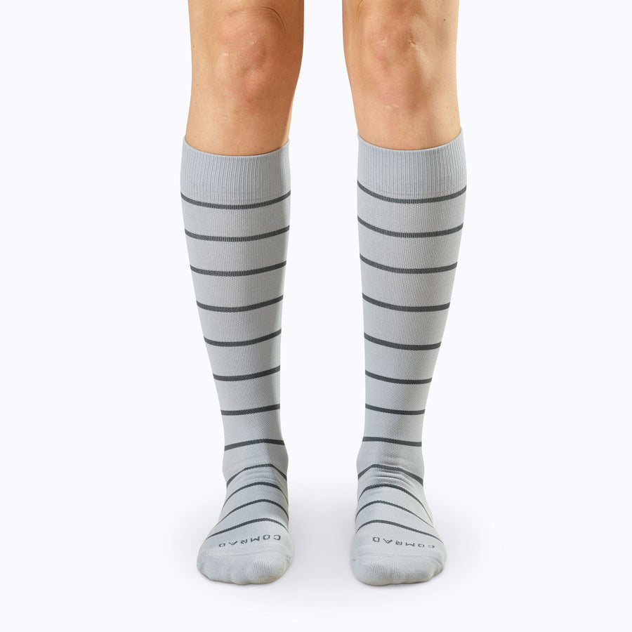 Knee-High Compression Socks - 4 Pack Stripes